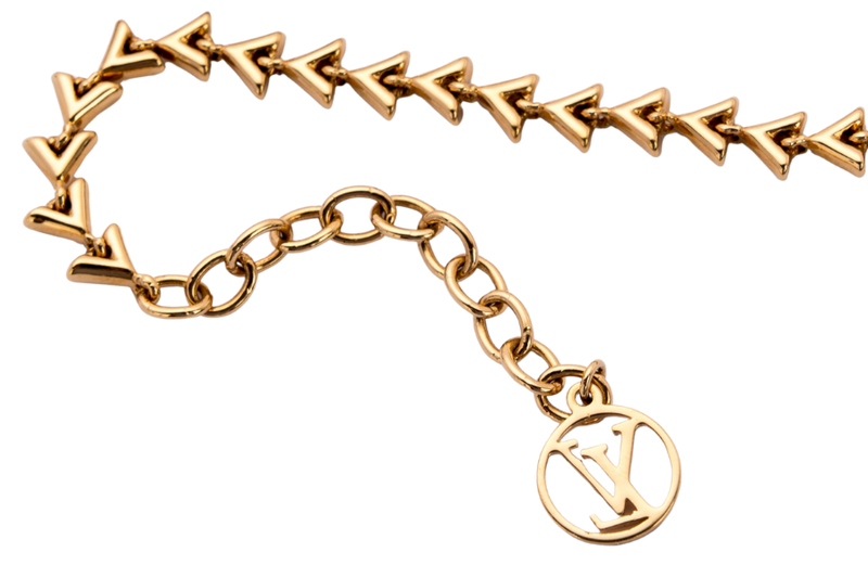 Louis Vuitton Essence V Bracelet, Gold Color
