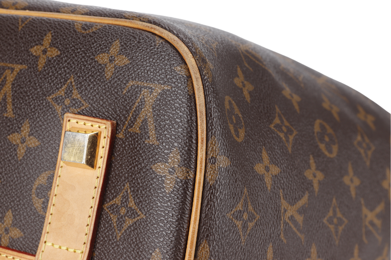 LOUIS VUITTON EDEN NOE 2WAYS BAG (M43520) BROWN MONOGRAM CANVAS GOLD HARDWARE WITH STRAP AND DUST COVER