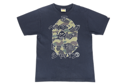 BAPE 1ST CAMO KATAKANA TEE BLACK S SIZE