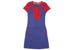 LOVE MOSCHINO BLUE RED DRESS