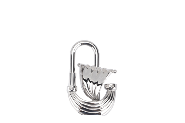 HERMES SILVER YATCH LOCK WITH BOX
