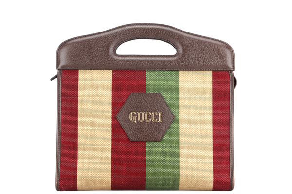 GUCCI 100 YEARS ANNIVWERSARY BAG (SN-676291 2184) GOLD HARDWARE WITH DUST COVER