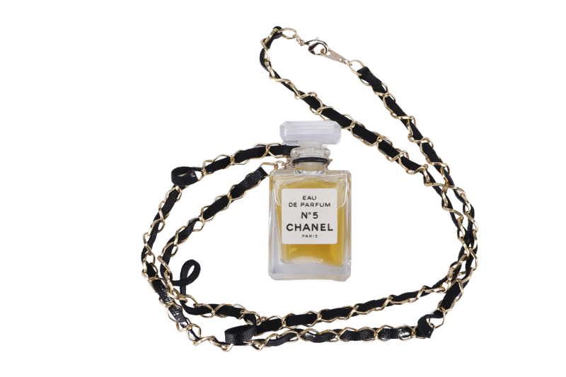 Chanel N5 Perfume Pendant Necklace