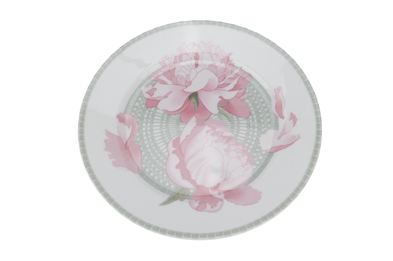 HERMES LE PIVOINES DINNER PLATE 27.5CM NO BOX