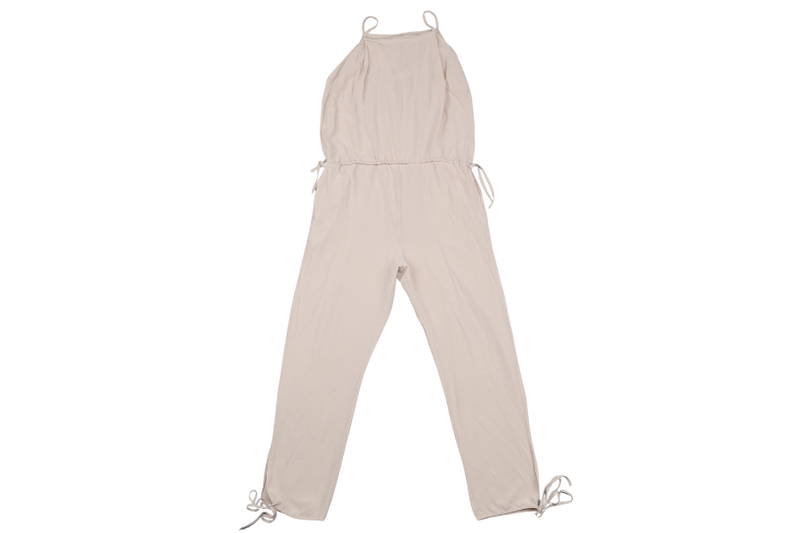 VANESSABRUNO BEIGE SILK JUMPSUIT 34