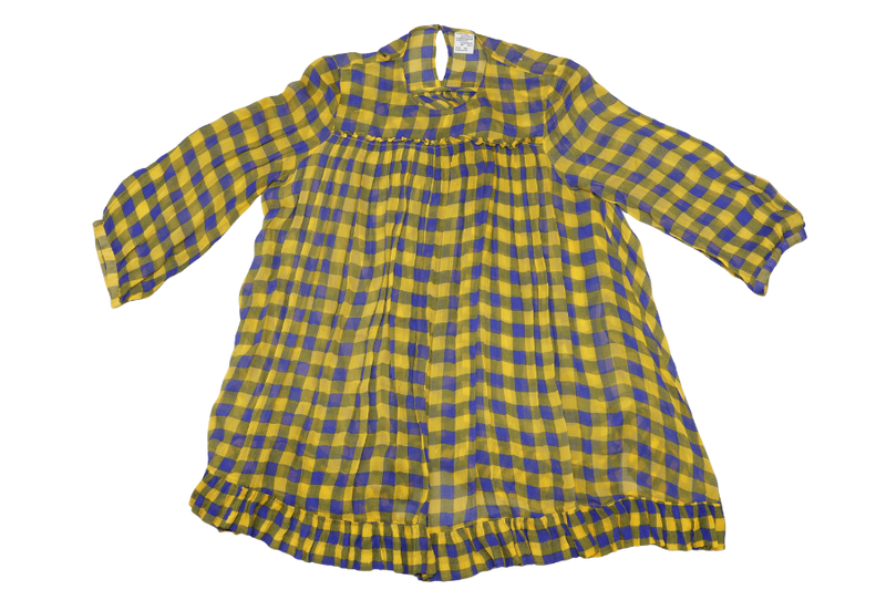 BAUM UND PFERDGARTEN BLUE YELLOW BLOUSE