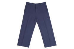 ACNE STUDIOS BLUE COLOR POLYSTER LONG PANTS SIZE 46