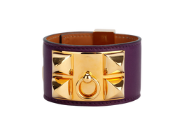 Hermes CDC Cassis Purple Color, Gold Hardware, Stamp P