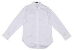EMPORIO ARMANI MEN WHITE SHIRT WITH COLLAR SIZE 43/17
