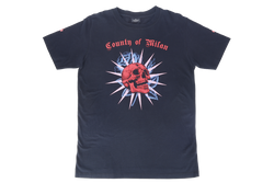 MARCELO BURLON RED SKULL BLACK SIZE S
