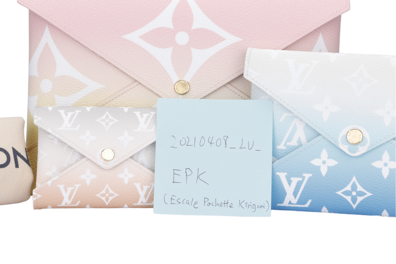 Louis Vuitton Escale Pochette Kirigami Pochette By The Pool 2021 Collection (M80377), with Dust Cover & Box