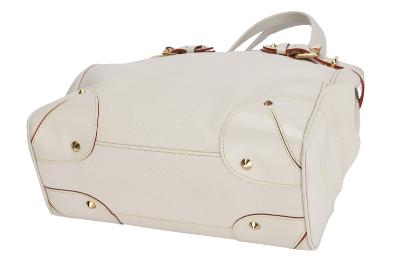LOUIS VUITTON M95651 LE MAJESTUEUX BLANC COLOR SUHALI LEATHER (DU2029), WITH DUST COVER