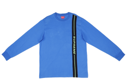 SUPREME VERTICAL LOGO STRIPE BLUE COLOR