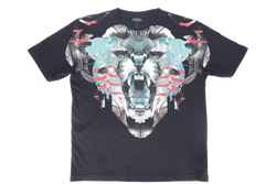 MARCELO BURLON PANTHER BLACK T-SHIRT SIZE M