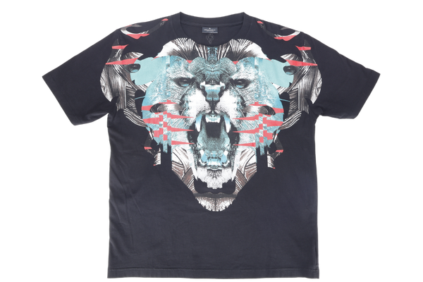 MARCELO BURLON PANTHER BLACK T-SHIRT SIZE M