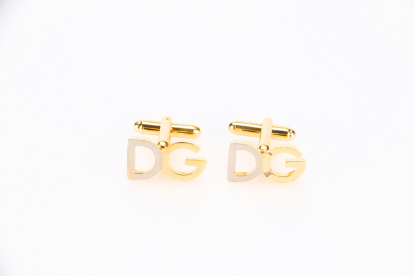 DOLCE&GABBANA GP CUFFLINKS SILVER D, NO BOX