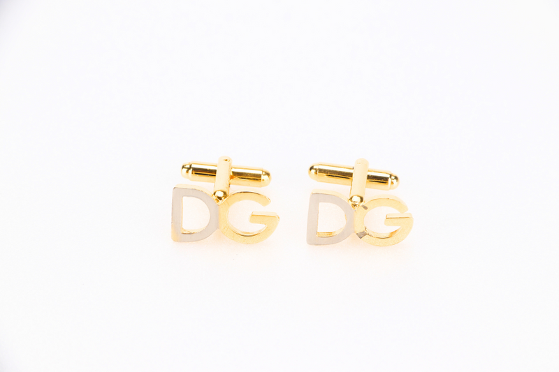 DOLCE&GABBANA GP CUFFLINKS SILVER D, NO BOX