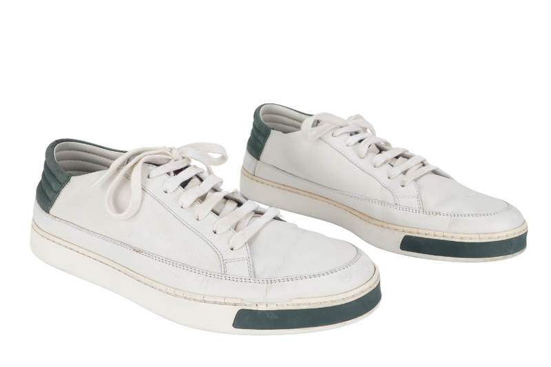 GUCCI LOW-TOP WHITE SNEAKERS 8.5