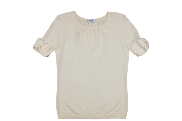 MOSCHINO CHEAP AND CHIC YELLOW KNITTED BLOUSE