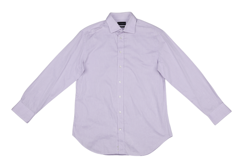 EMPORIO ARMANI PURPLE SHIRT SIZE 41/76
