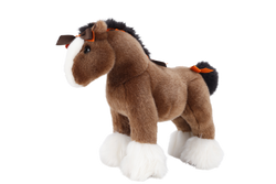 HERMES FABRIC SMALL HERMY THE HORSE PLUSH TOY