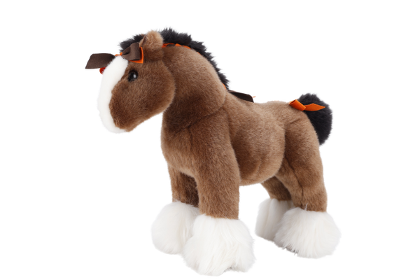 HERMES FABRIC SMALL HERMY THE HORSE PLUSH TOY