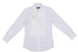 GIVENCHY WHITE COTTON & SILK LONG SLEEVE 14F6131251 SIZE 39