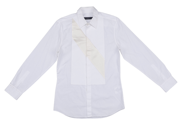 GIVENCHY WHITE COTTON & SILK LONG SLEEVE 14F6131251 SIZE 39