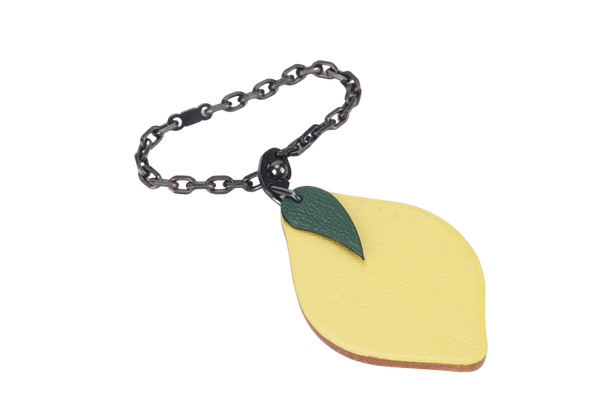 HERMES LEMON ICON BAG CHARM