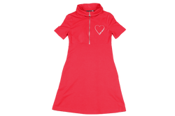 LOVE MOSCHINO RED LONG DRESS