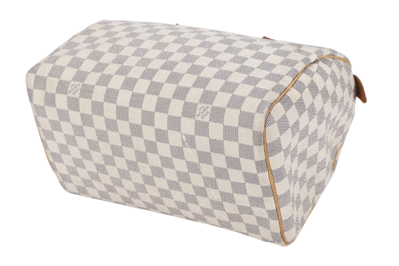 LOUIS VUITTON N41370 SPEEDY 30CM (DU2067) DAMIER AZUR CANVAS, NO DUST COVER