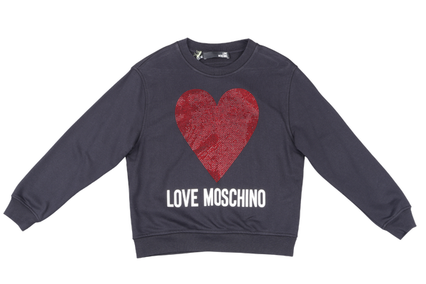 LOVE MOSCHINO BLACK SWEATSHIRT