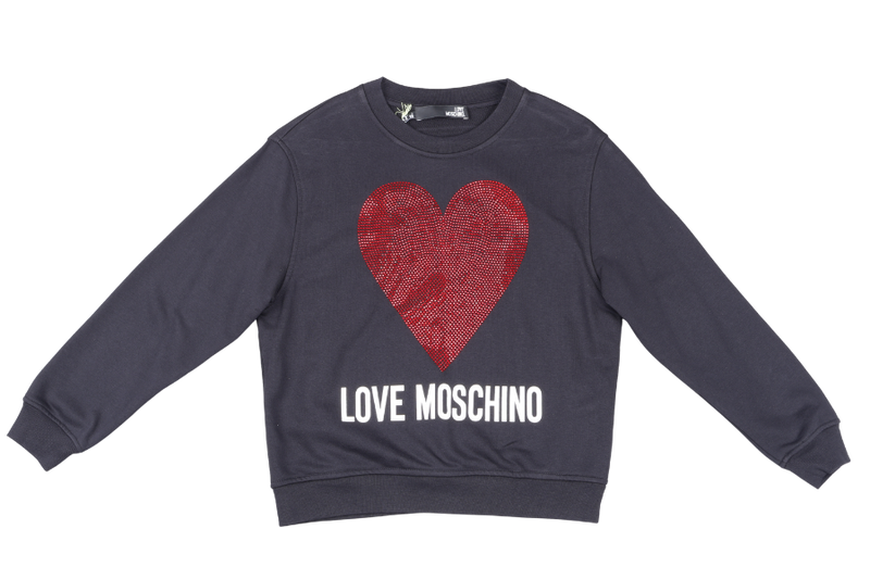 LOVE MOSCHINO BLACK SWEATSHIRT