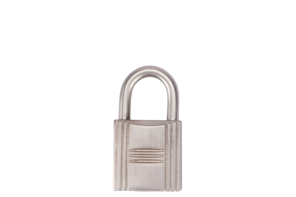 HERMES BRUSHED SILVER LOCK (Ref.117) NO KEY