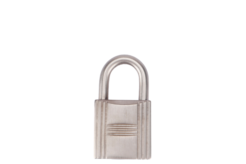 HERMES BRUSHED SILVER LOCK (Ref.117) NO KEY