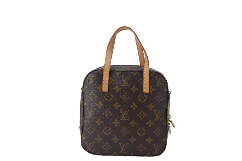 LOUIS VUITTON SPONTINI MONOGRAM (M47500) CANVAS GOLD HARDWARE WITH STRAP AND DUST COVER