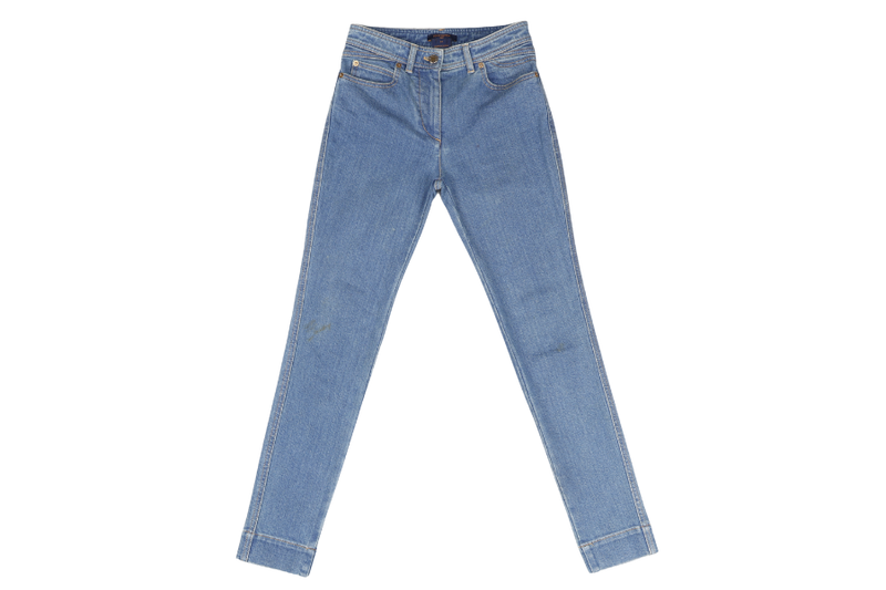 LOUIS VUITTON LADIES DENIM JEANS SIZE 38