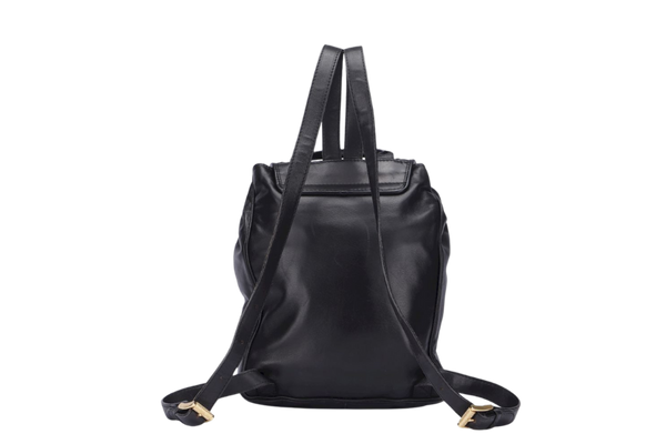 Bottega Veneta Vintage Intrecciato Backpack, Black Color