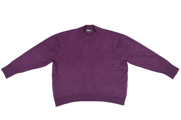 DKNY SWEATSHIRT BURGUNDY LONG SLEEVE SIZE M