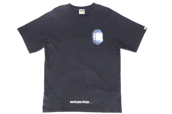 BAPE A BATHING FIFE BAPETAVERSE NFS T -SHIRT BLACK SIZE XL