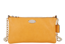 COACH QUINN CROSSBODY BAG ORANGE LEATHER GOLD HARDWARE NO DUST COVER