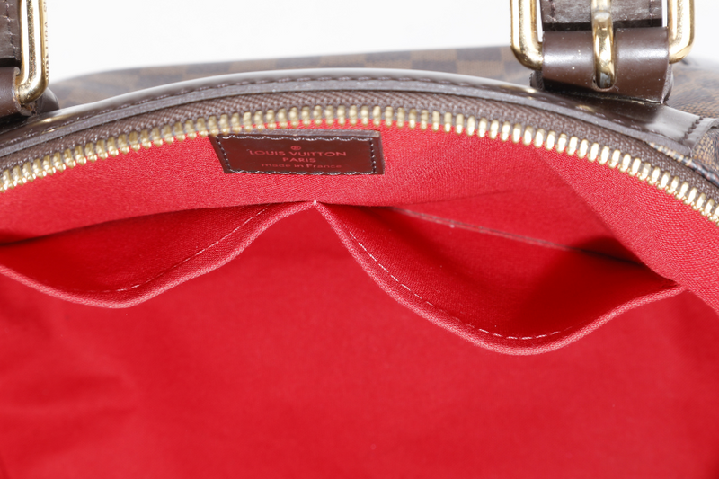 LOUIS VUITTON VERONA MM DAMIER EBENE CANVAS GOLD HARDWARE WITH LOCK&KEYS AND DUST COVER