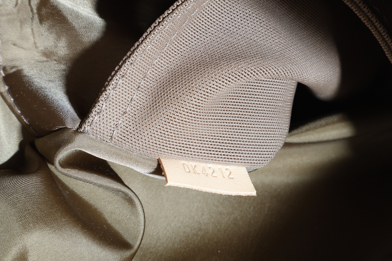LOUIS VUITTON CITADIN PM MESSENGER TERRE DAMIER GEANT CANVAS SILVER HARDWARE WITH DUST COVER