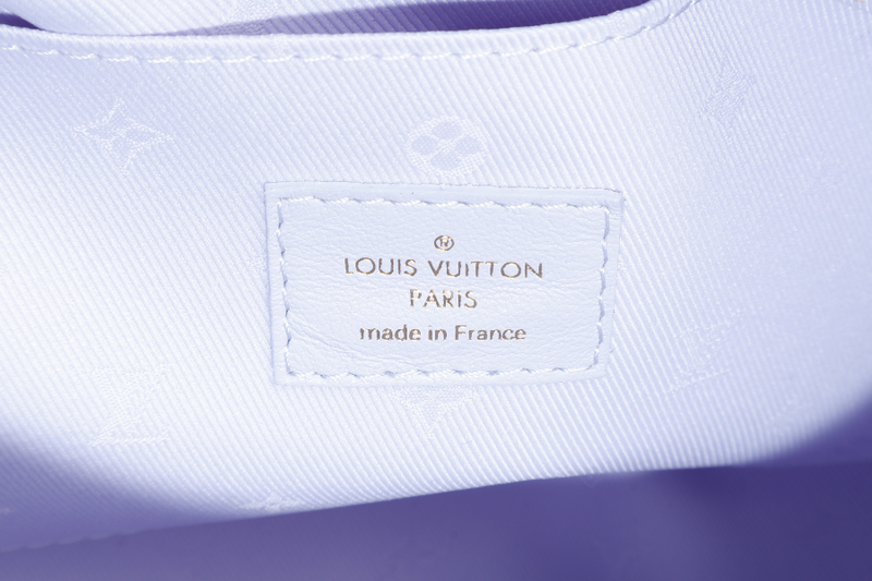 LOUIS VUITTON M20856 OVER THE MOON PURPLE CALFSKIN GOLD HARDWARE WITH DUST COVER, BOX AND PAPER BAG