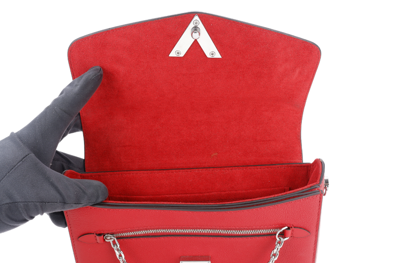 LOUIS VUITTON VERY MESSENGER (M51682) RUBIS MONOGRAM LEATHER GOLD HARDWARE WITH SLING AND DUST COVER