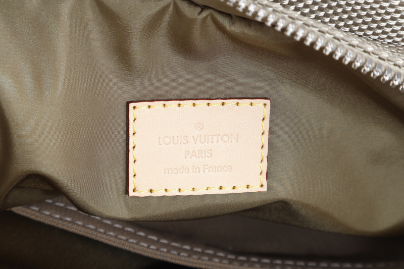 LOUIS VUITTON CITADINE GM MESSENGER TERRE DAMIER GEANT CANVAS SILVER HARDWARE WITH DUST COVER