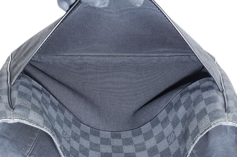 LOUIS VUITTON N58033 DANIEL MESSENGER BAG GM DAMIER GRAPHITE CANVAS SILVER HARDWARE NO DUST COVER