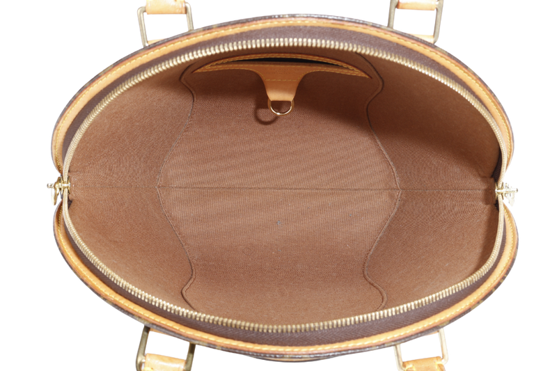 LOUIS VUITTON ELLIPSE BAG PM MONOGRAM CANVAS GOLD HARDWARE WITH DUST COVER AND LONG STRAP