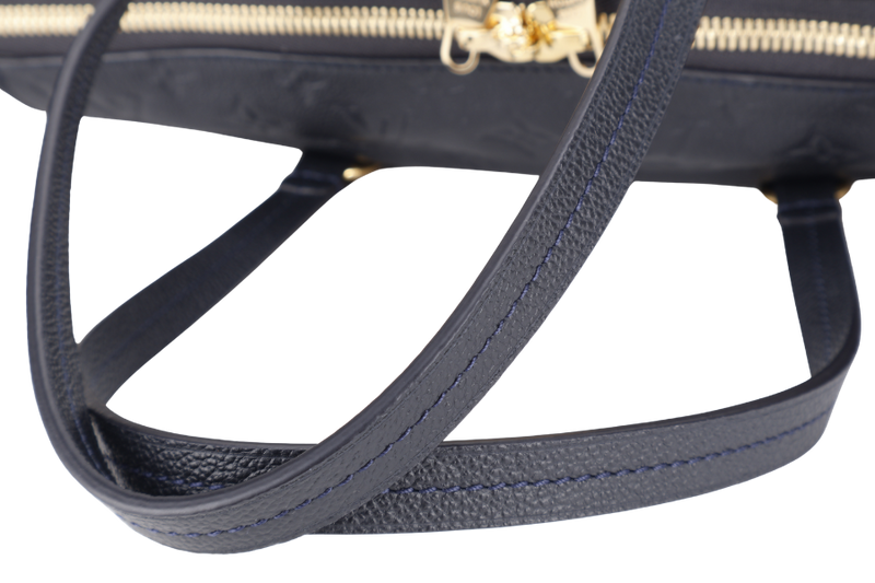 LOUIS VUITTON LUMINEUSE PM BLACK MONOGRAM EMPREINTE LEATHER GOLD HARDWARE WITH PADLOCK, KEYS , STRAPS AND DUST COVER