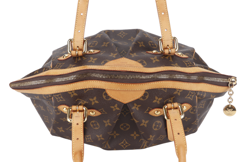 LOUIS VUITTON TIVOLI GM (M40146) MONOGRAM CANVAS GOLD HARDWARE WITH DUST COVER